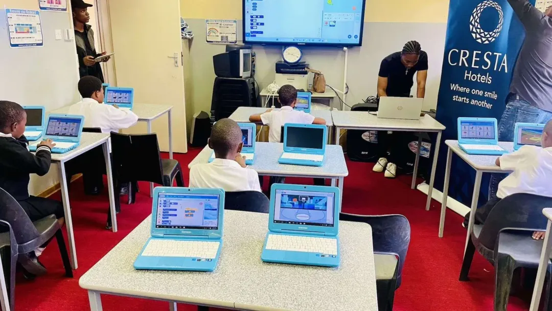 Cresta President Sponsors Coding Skills at Therisanyo Primary School